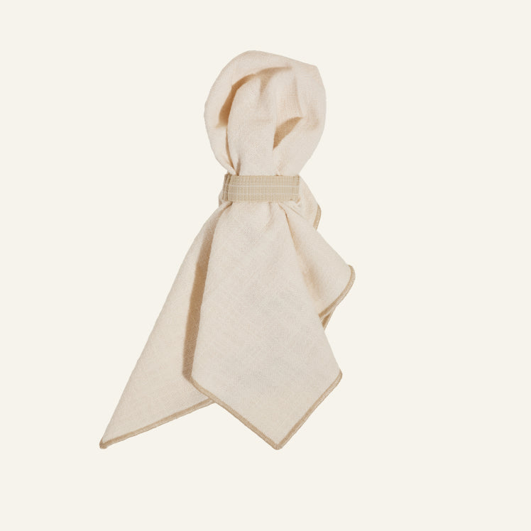 Serviettes de table à anneaux souples – Lot de 4