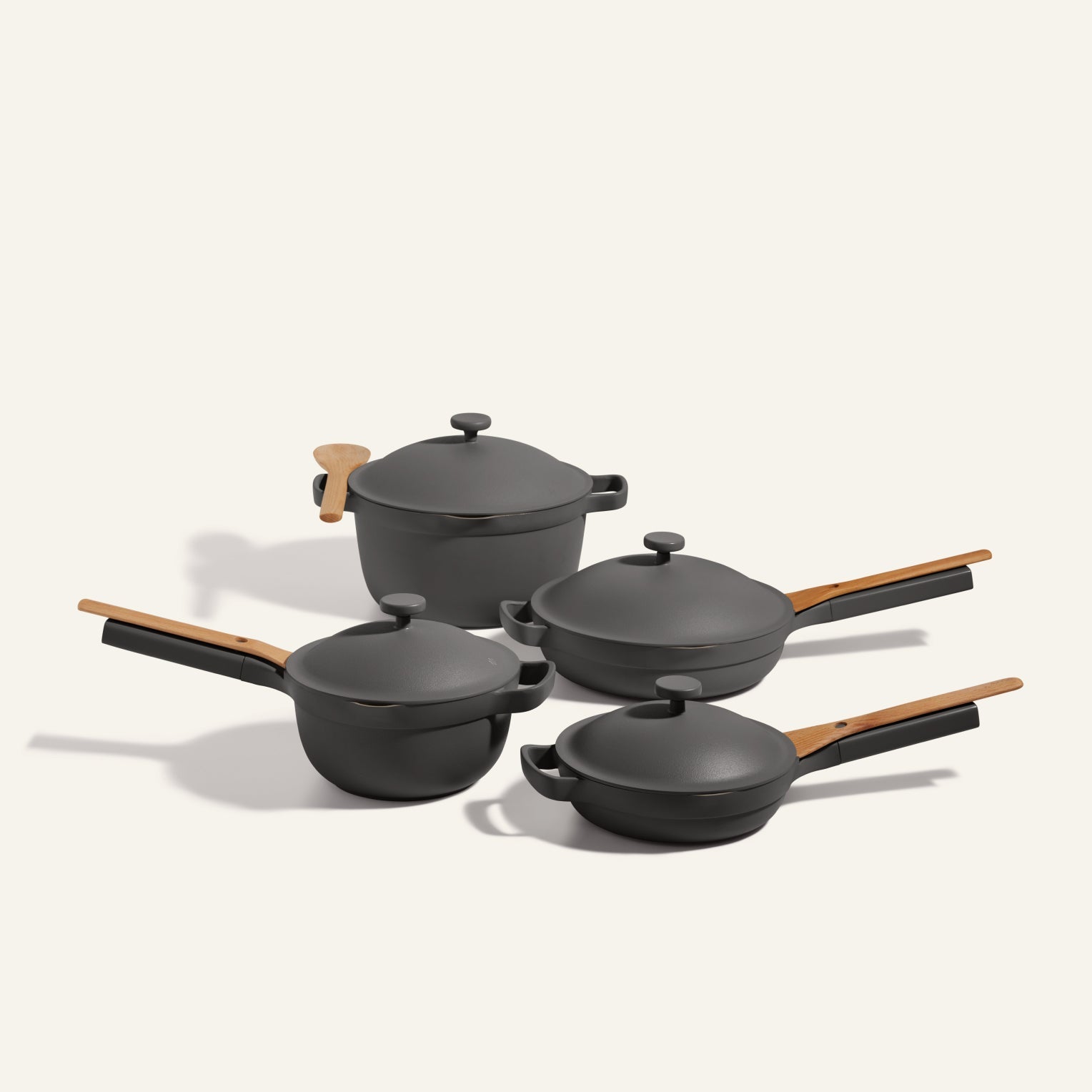 Batterie de cuisine antiadhésive en céramique 13 pièces