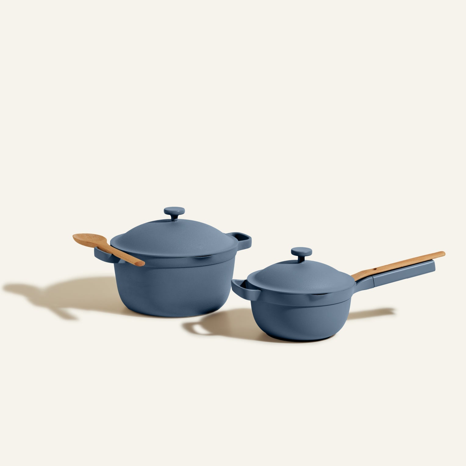 Duo de faitouts polyvalents en céramique antiadhésive 2 x 6 L