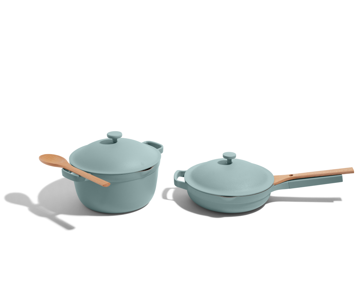 Batterie de cuisine céramique antiadhésive duo 2 pièces
