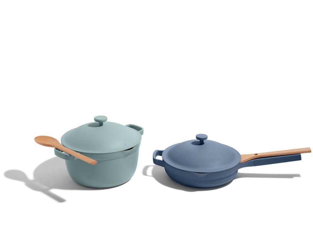 Batterie de cuisine céramique antiadhésive duo 2 pièces