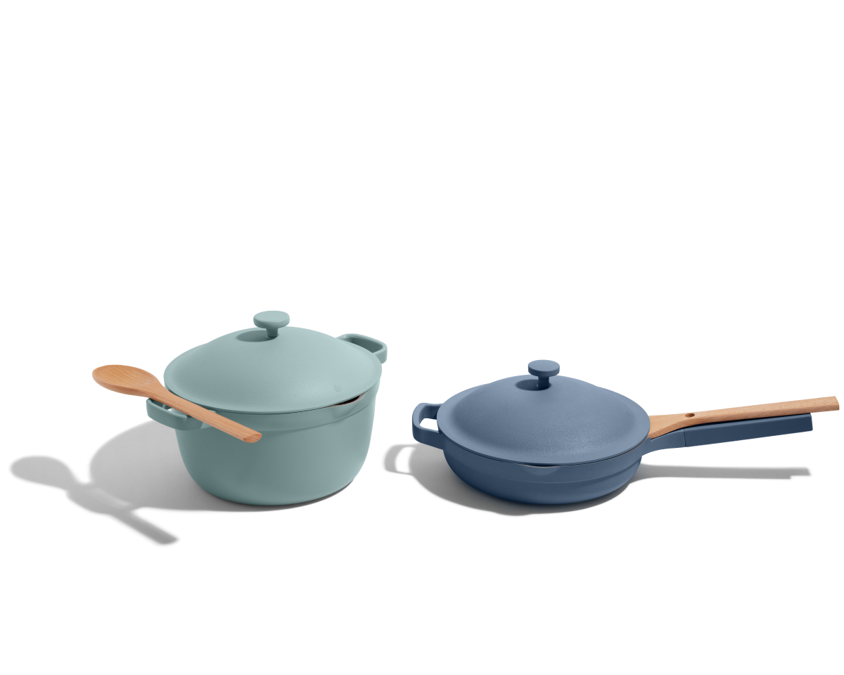 Batterie de cuisine céramique antiadhésive duo 2 pièces