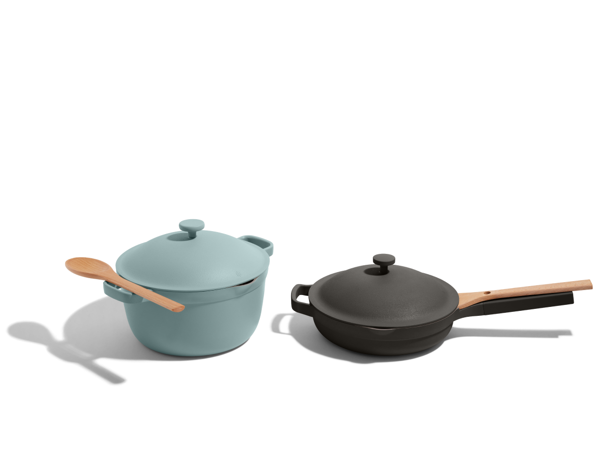 Batterie de cuisine céramique antiadhésive duo 2 pièces