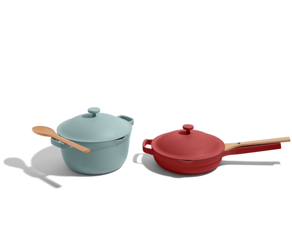 Batterie de cuisine céramique antiadhésive duo 2 pièces