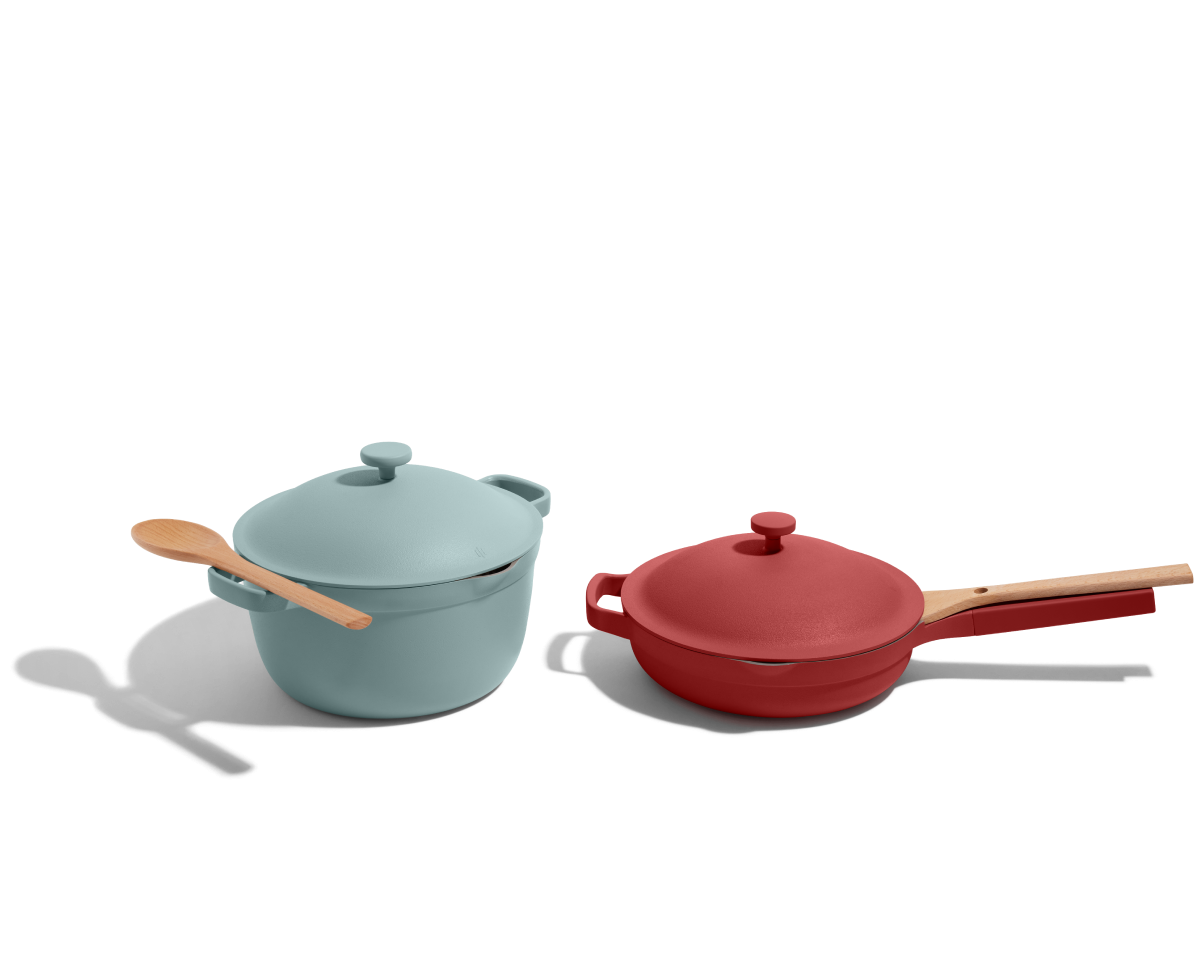 Batterie de cuisine céramique antiadhésive duo 2 pièces