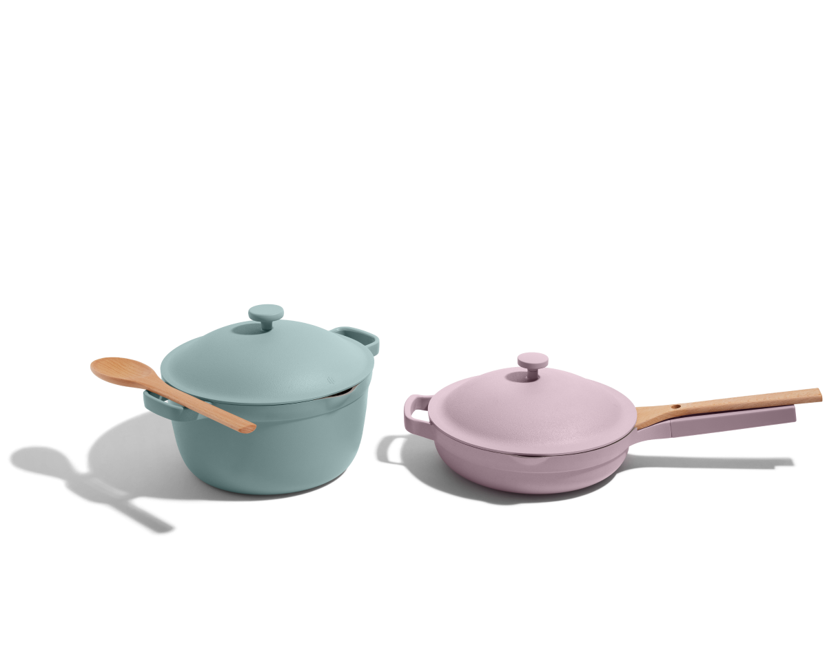 Batterie de cuisine céramique antiadhésive duo 2 pièces