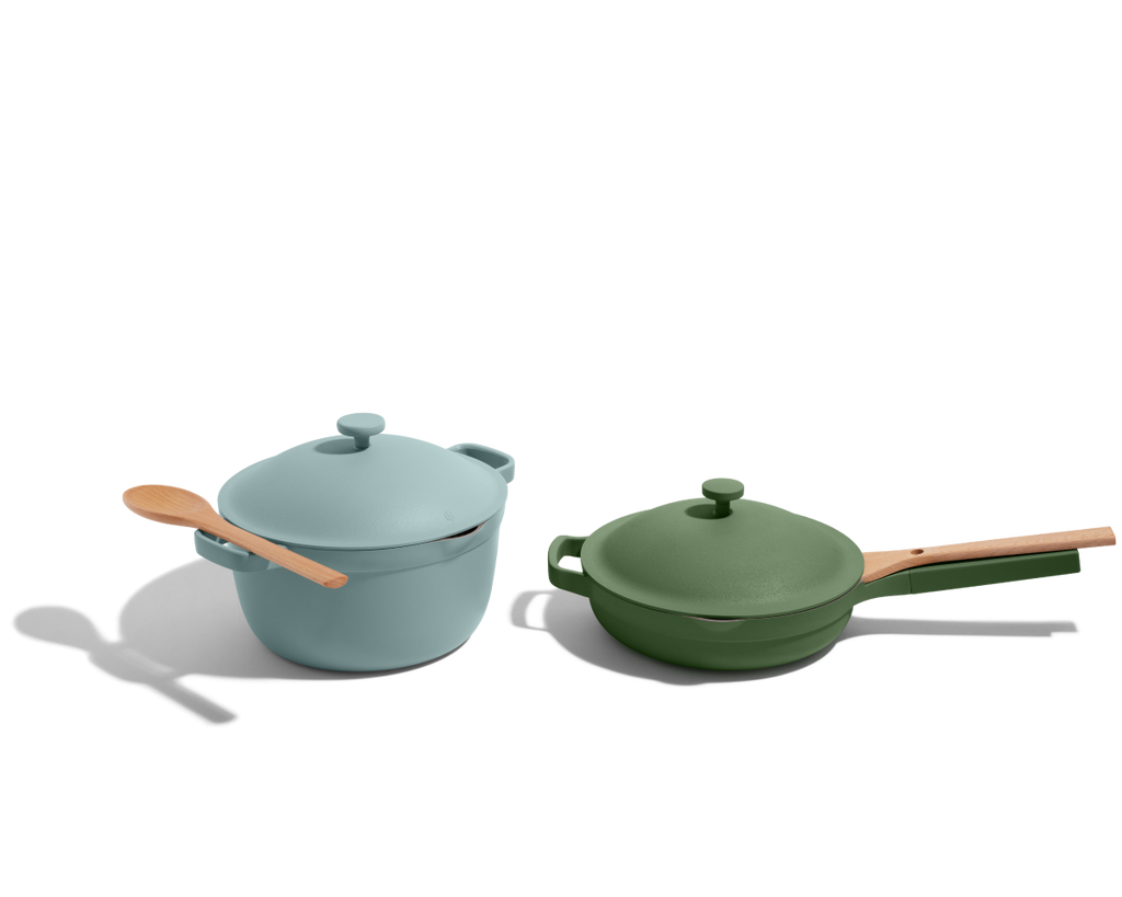 Batterie de cuisine céramique antiadhésive duo 2 pièces