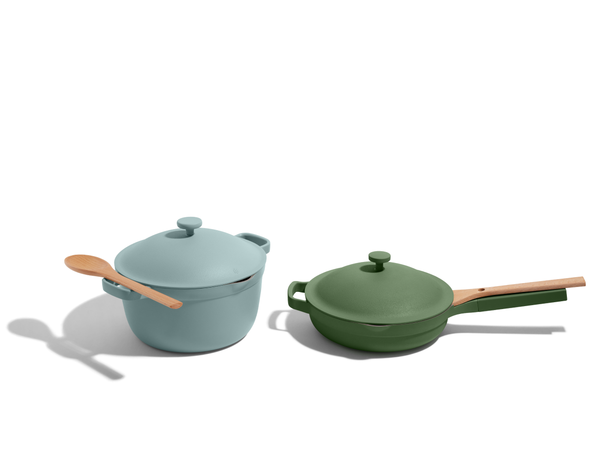 Batterie de cuisine céramique antiadhésive duo 2 pièces