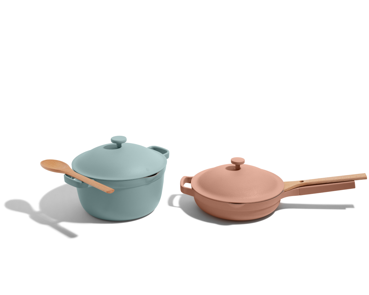 Batterie de cuisine céramique antiadhésive duo 2 pièces