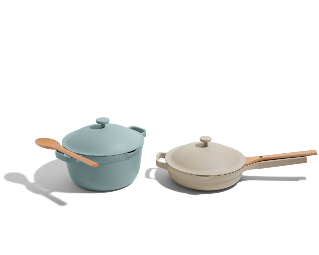 Batterie de cuisine céramique antiadhésive duo 2 pièces