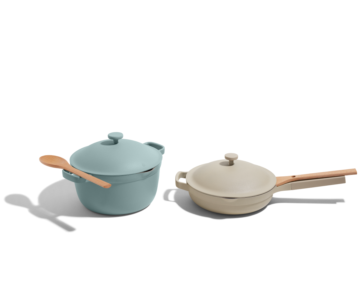 Batterie de cuisine céramique antiadhésive duo 2 pièces