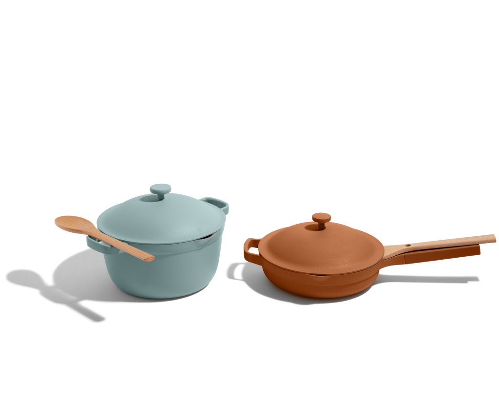 Batterie de cuisine céramique antiadhésive duo 2 pièces