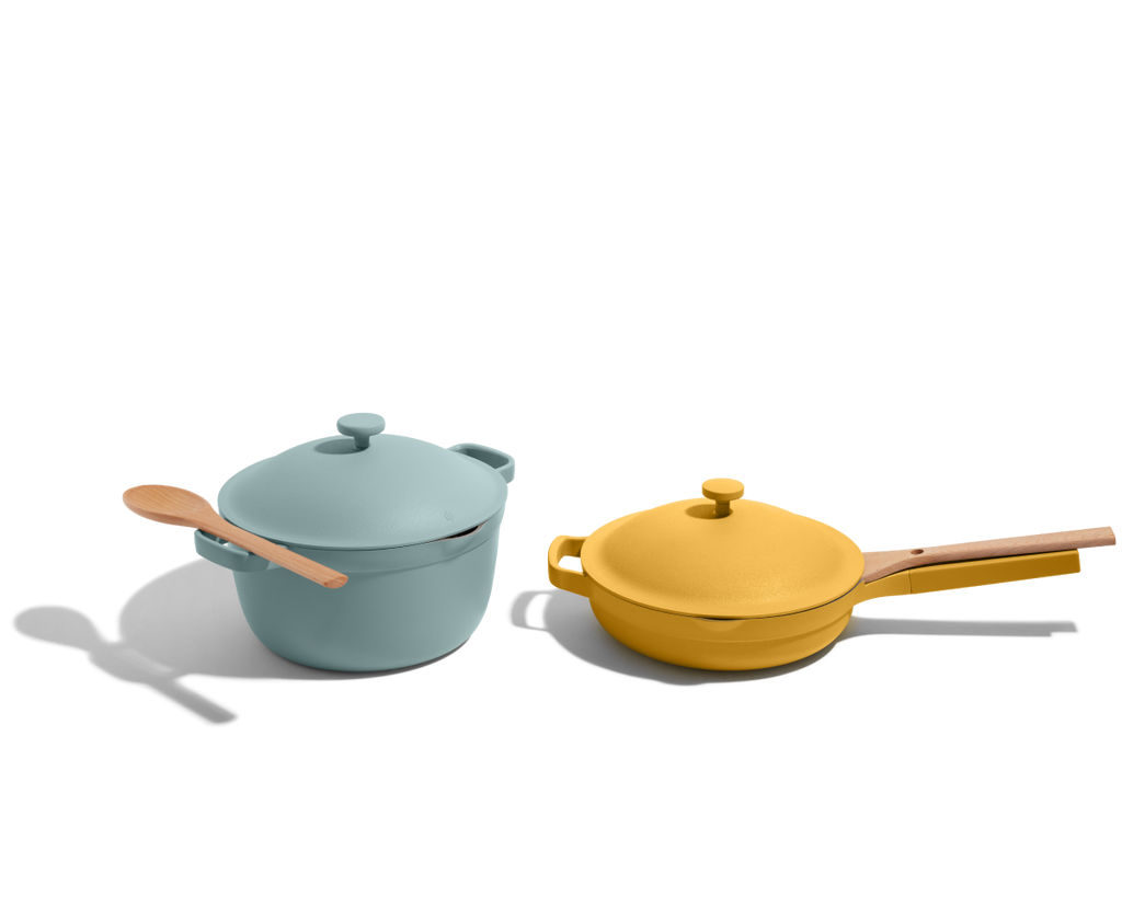 Batterie de cuisine céramique antiadhésive duo 2 pièces