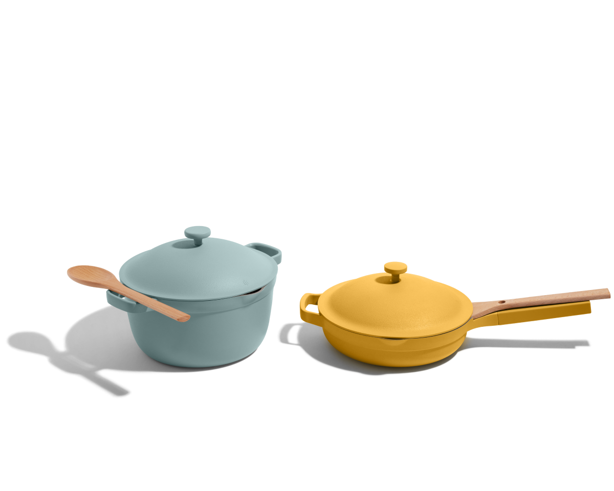 Batterie de cuisine céramique antiadhésive duo 2 pièces