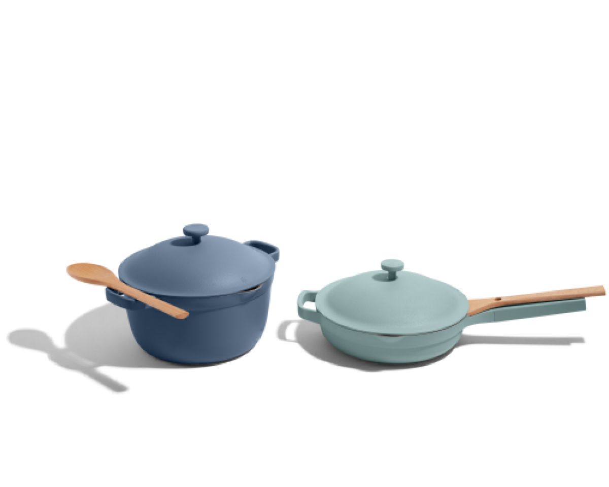 Batterie de cuisine céramique antiadhésive duo 2 pièces