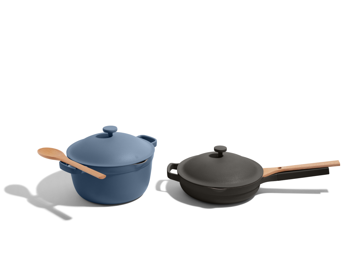 Batterie de cuisine céramique antiadhésive duo 2 pièces
