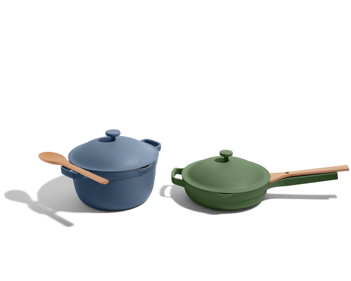 Batterie de cuisine céramique antiadhésive duo 2 pièces