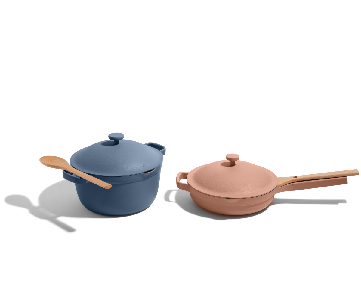 Batterie de cuisine céramique antiadhésive duo 2 pièces