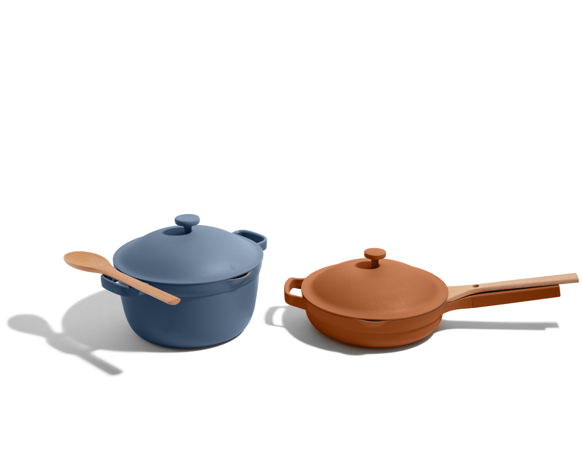 Batterie de cuisine céramique antiadhésive duo 2 pièces