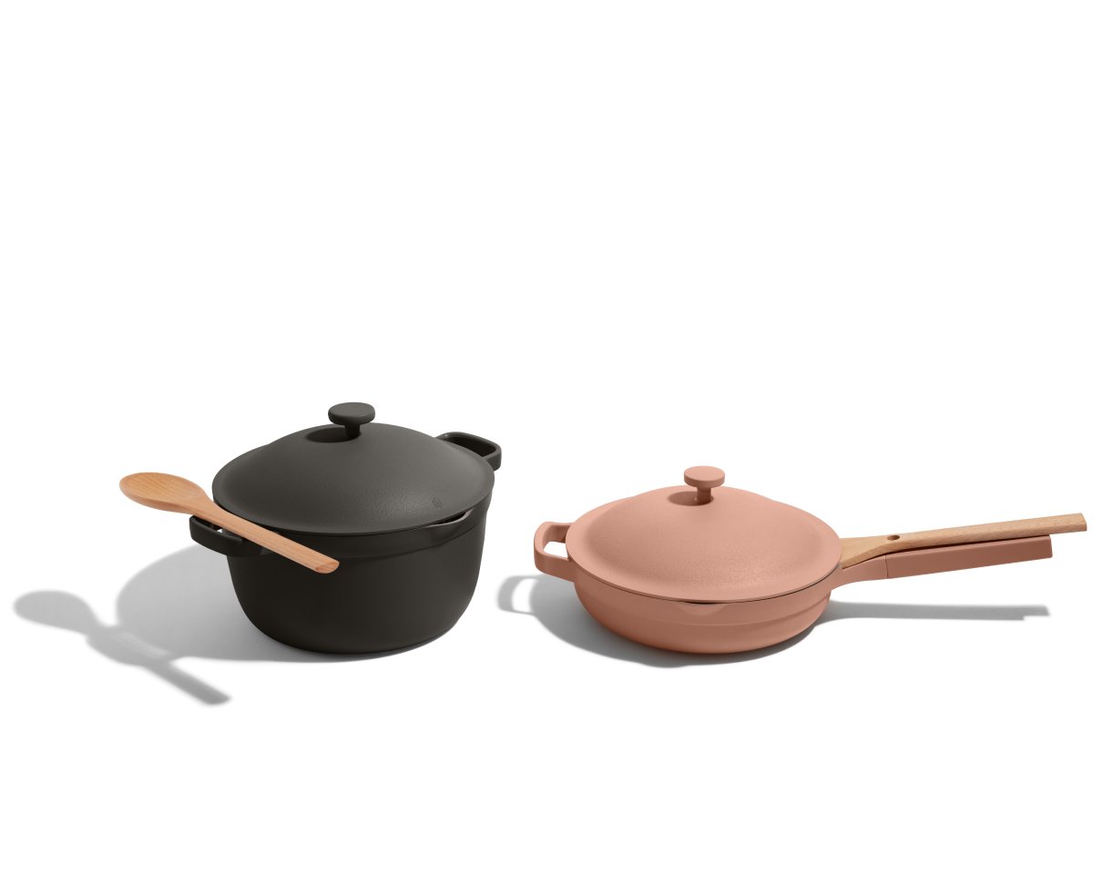 Batterie de cuisine céramique antiadhésive duo 2 pièces