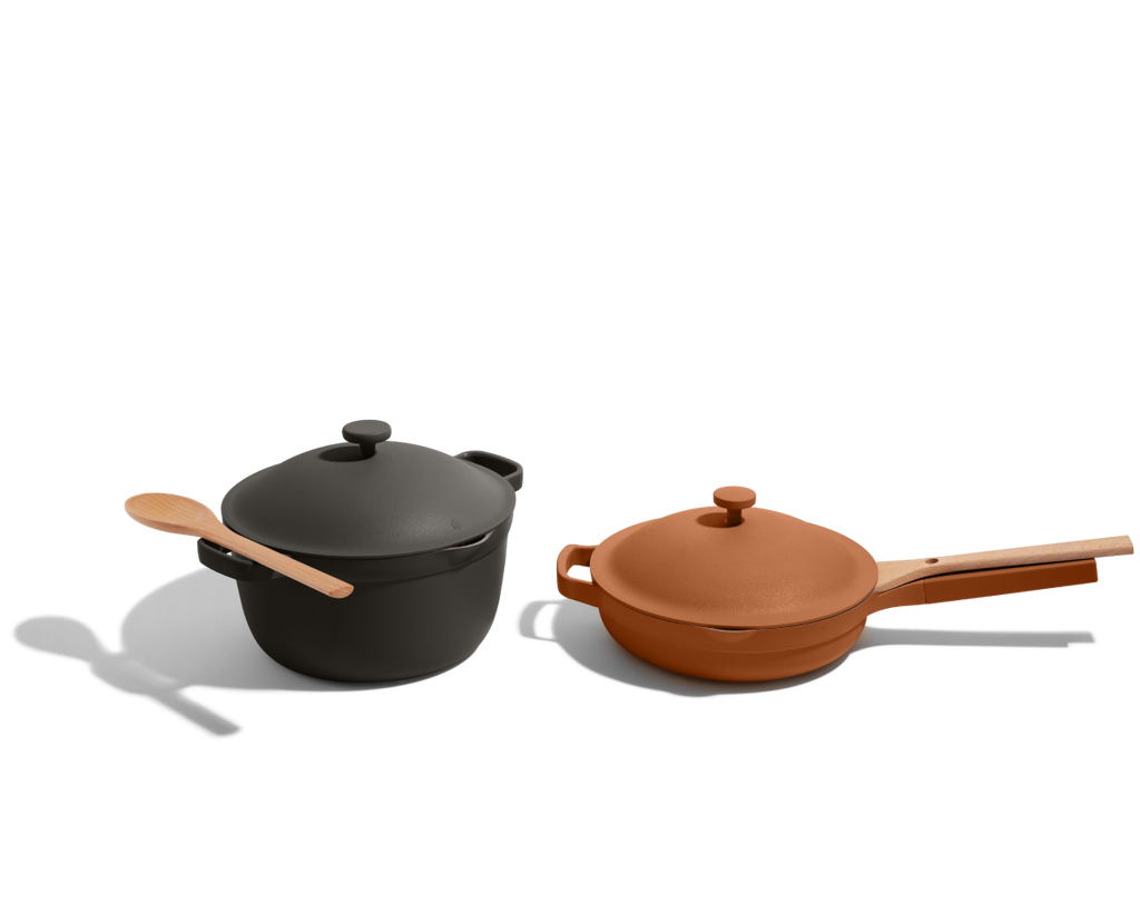 Batterie de cuisine céramique antiadhésive duo 2 pièces