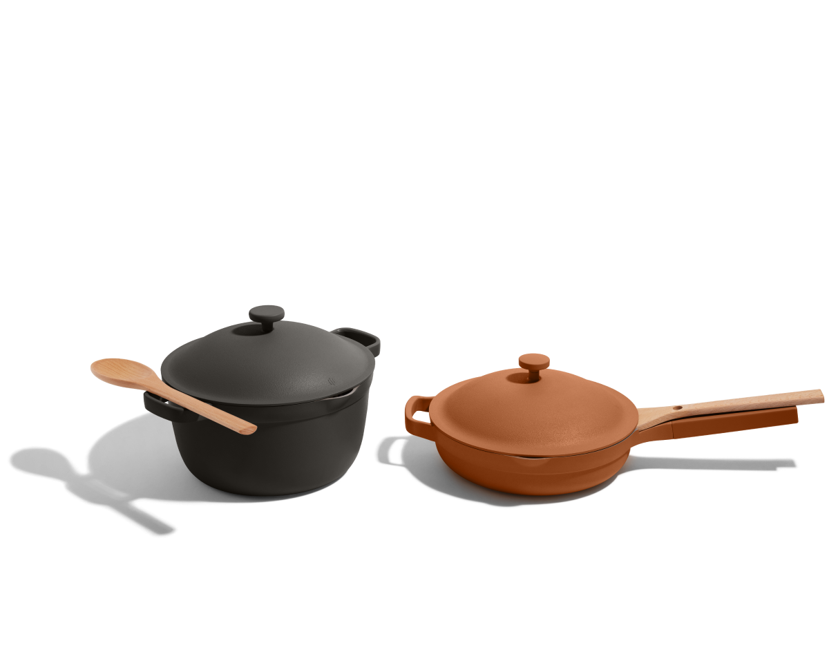 Batterie de cuisine céramique antiadhésive duo 2 pièces