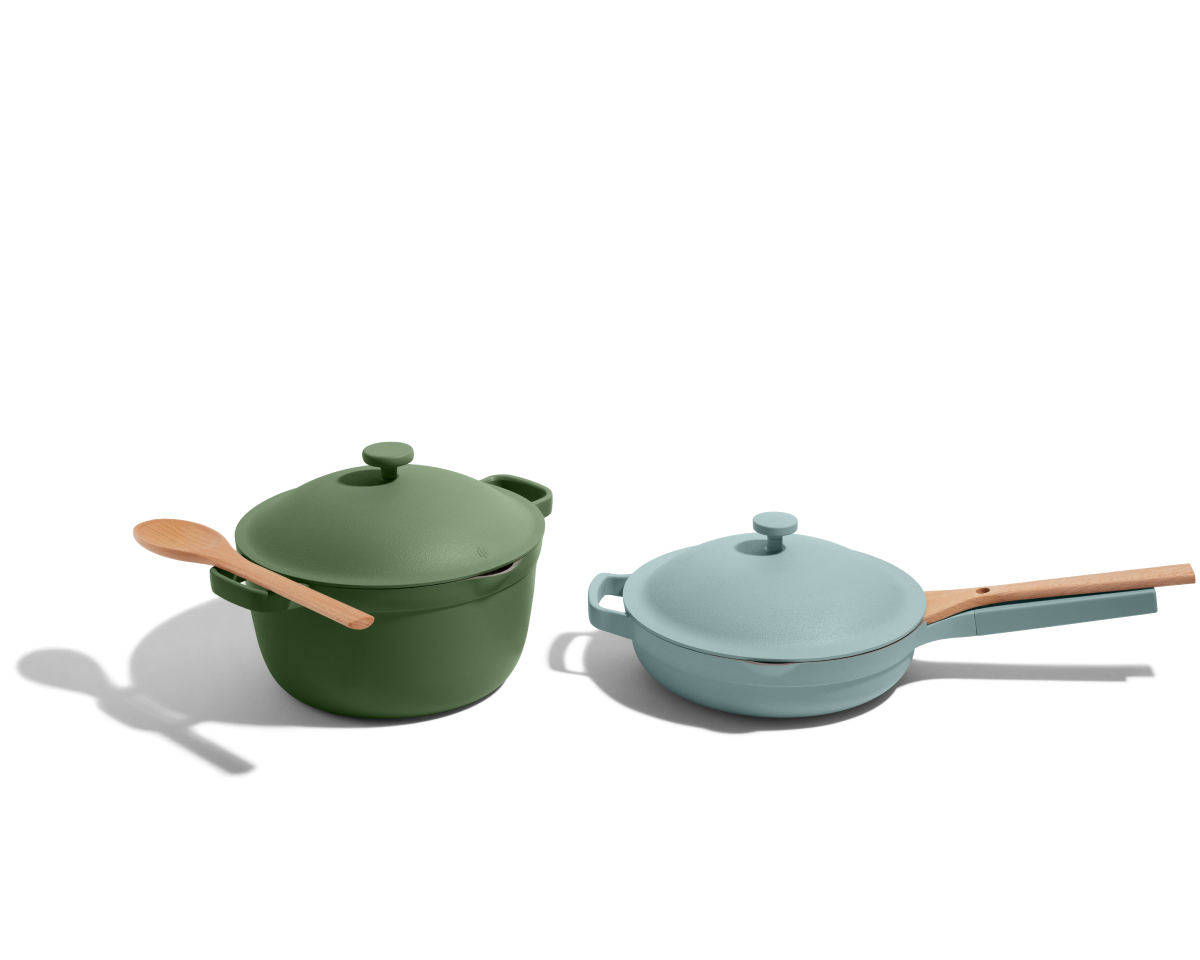 Batterie de cuisine céramique antiadhésive duo 2 pièces