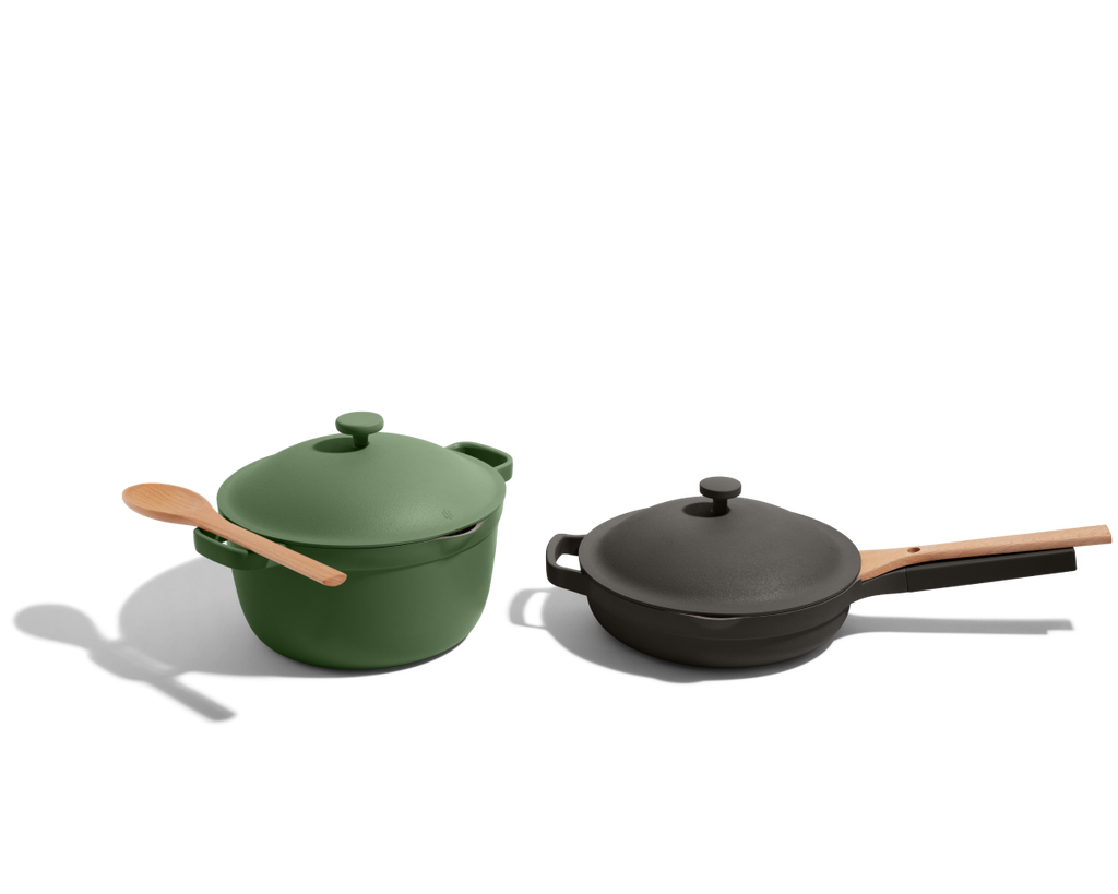 Batterie de cuisine céramique antiadhésive duo 2 pièces