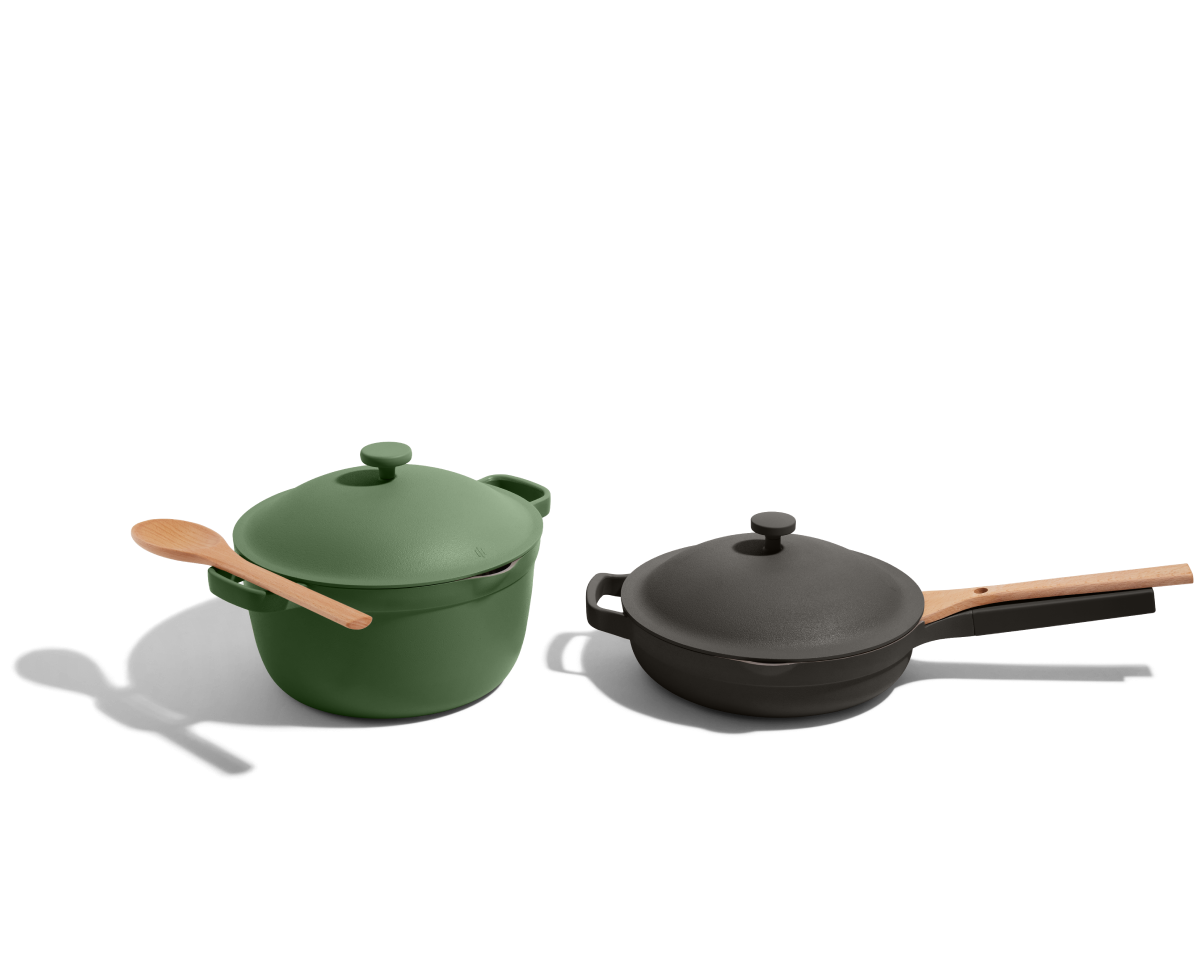 Batterie de cuisine céramique antiadhésive duo 2 pièces