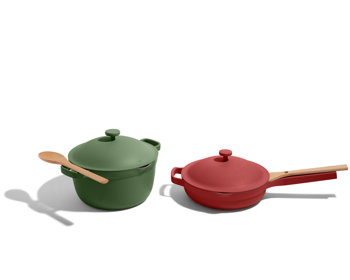 Batterie de cuisine céramique antiadhésive duo 2 pièces