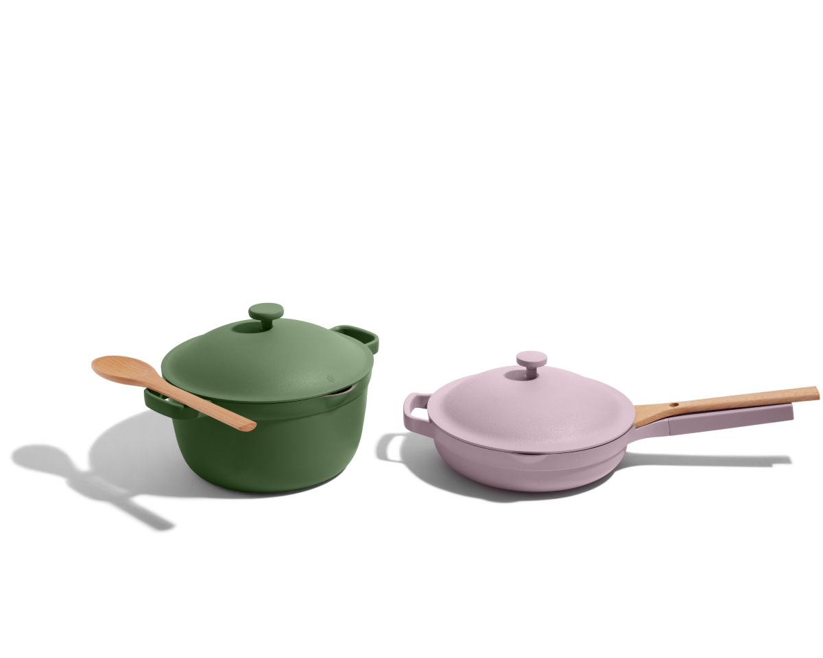 Batterie de cuisine céramique antiadhésive duo 2 pièces