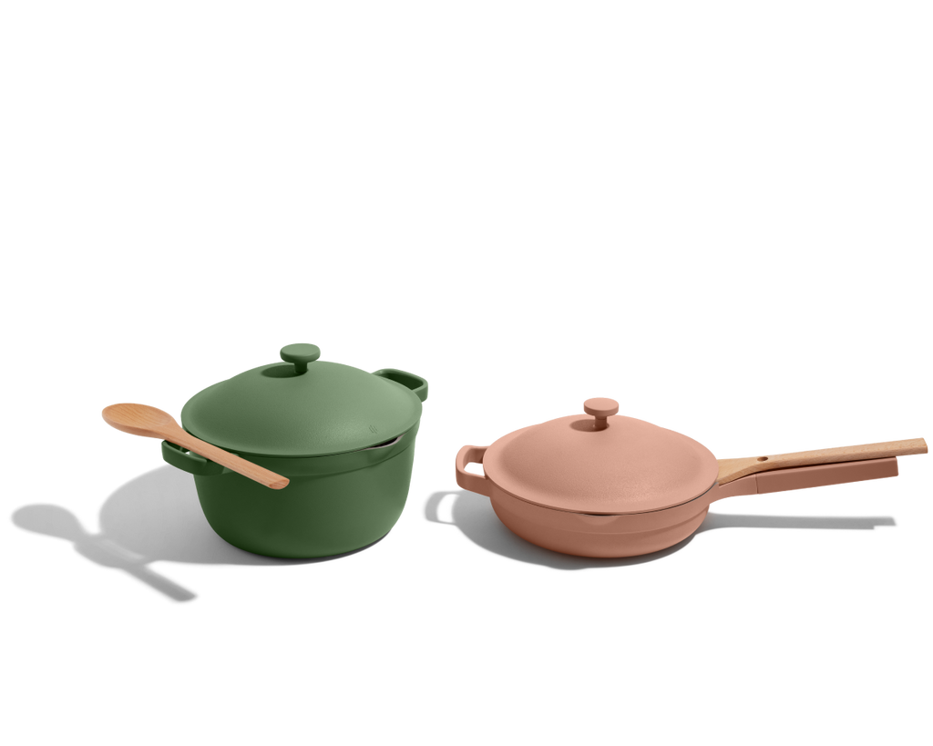 Batterie de cuisine céramique antiadhésive duo 2 pièces