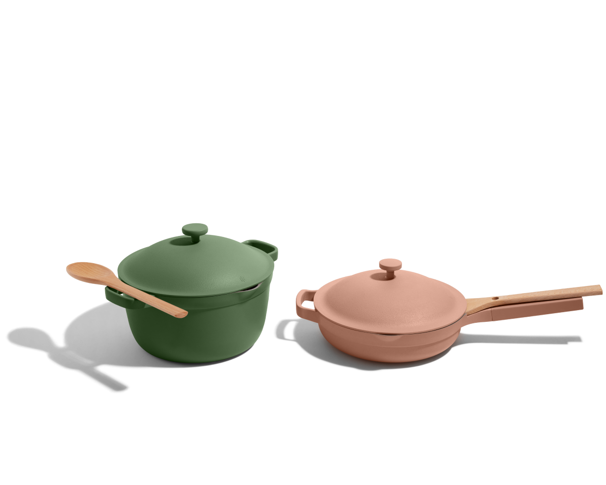 Batterie de cuisine céramique antiadhésive duo 2 pièces