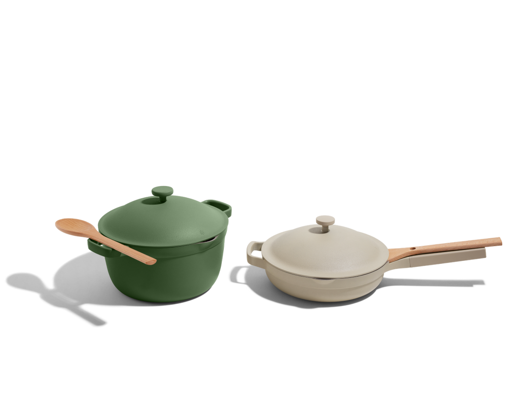 Batterie de cuisine céramique antiadhésive duo 2 pièces