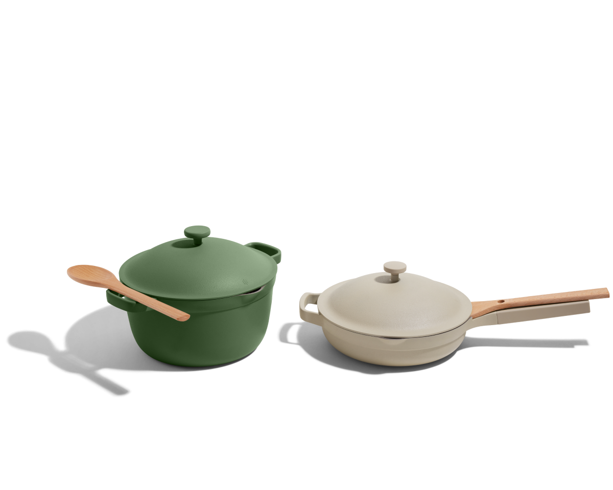Batterie de cuisine céramique antiadhésive duo 2 pièces