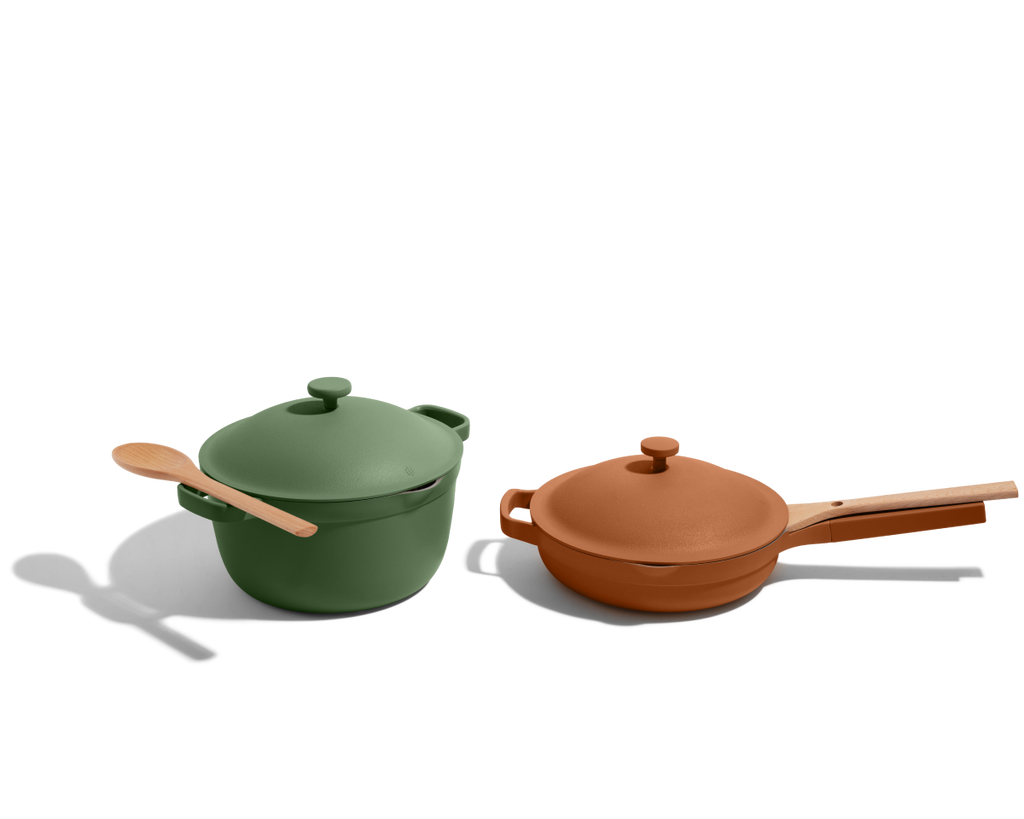 Batterie de cuisine céramique antiadhésive duo 2 pièces