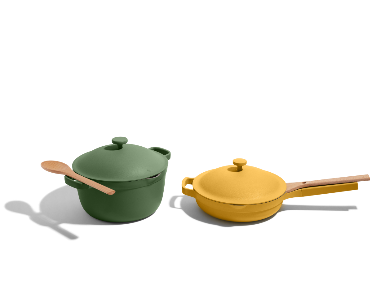 Batterie de cuisine céramique antiadhésive duo 2 pièces