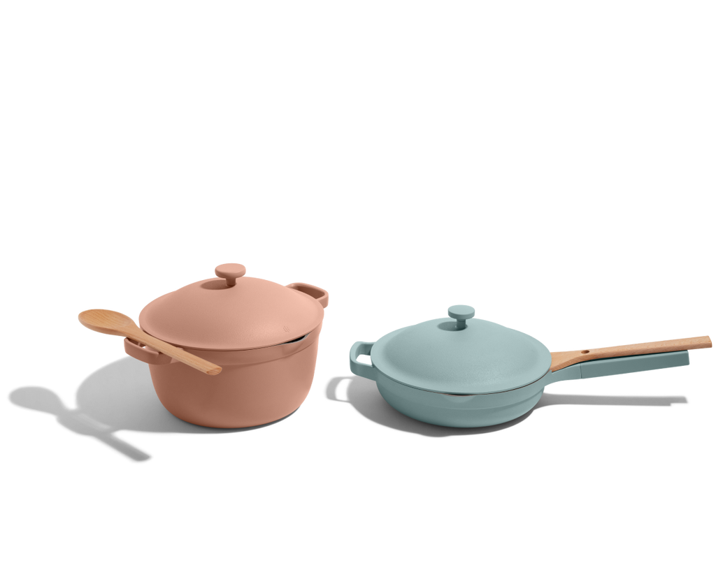 Batterie de cuisine céramique antiadhésive duo 2 pièces