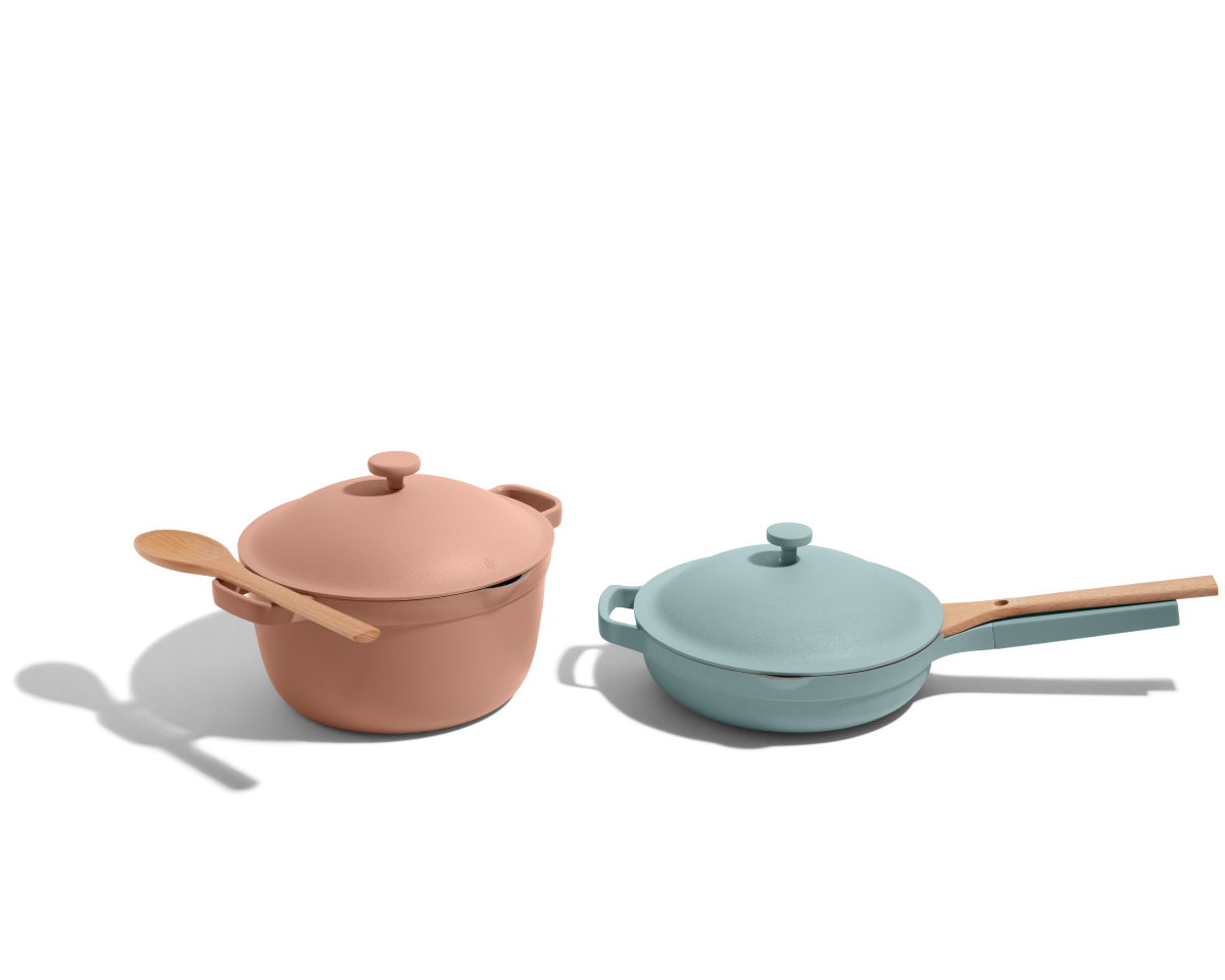 Batterie de cuisine céramique antiadhésive duo 2 pièces