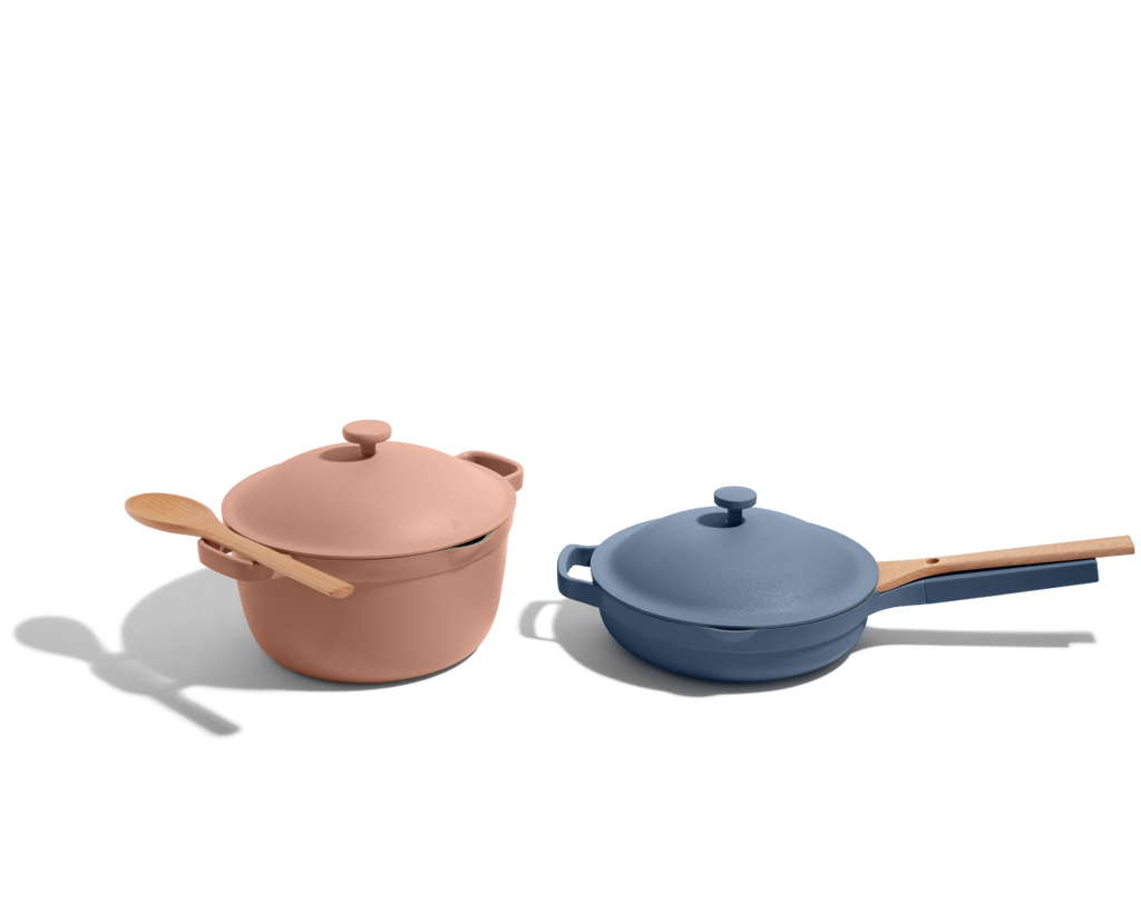 Batterie de cuisine céramique antiadhésive duo 2 pièces