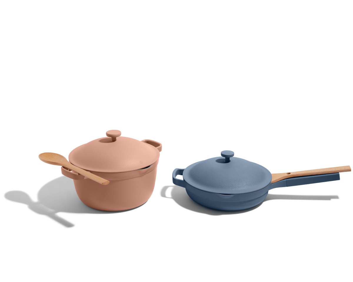 Batterie de cuisine céramique antiadhésive duo 2 pièces