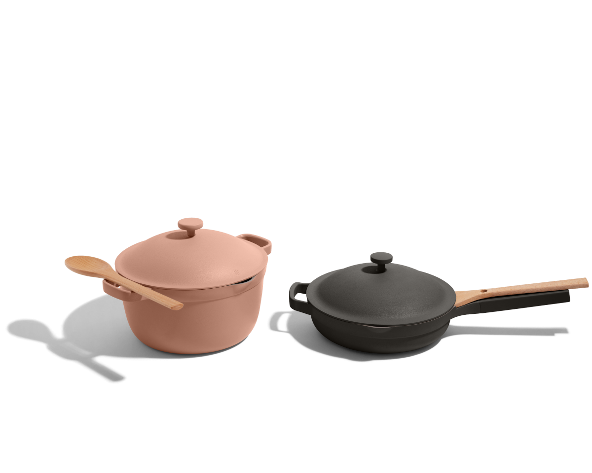 Batterie de cuisine céramique antiadhésive duo 2 pièces