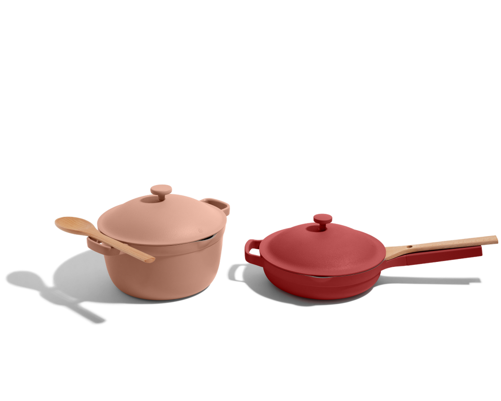 Batterie de cuisine céramique antiadhésive duo 2 pièces