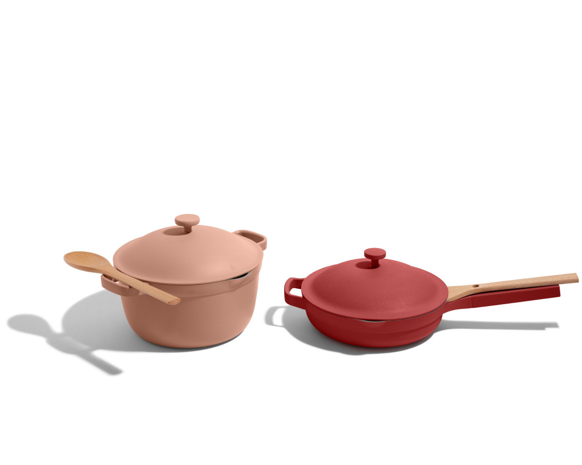 Batterie de cuisine céramique antiadhésive duo 2 pièces