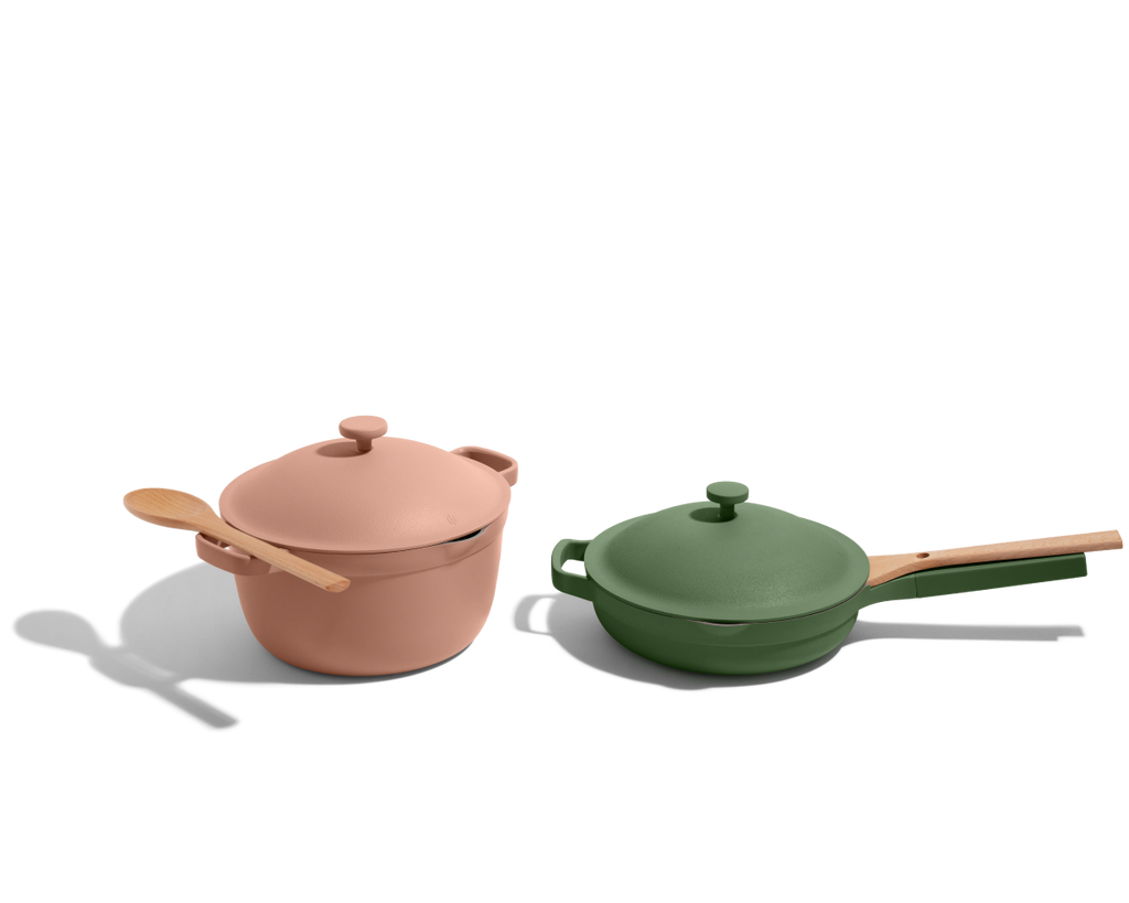 Batterie de cuisine céramique antiadhésive duo 2 pièces