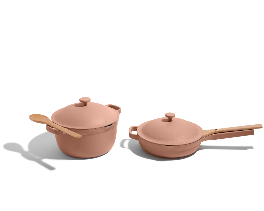 Batterie de cuisine céramique antiadhésive duo 2 pièces
