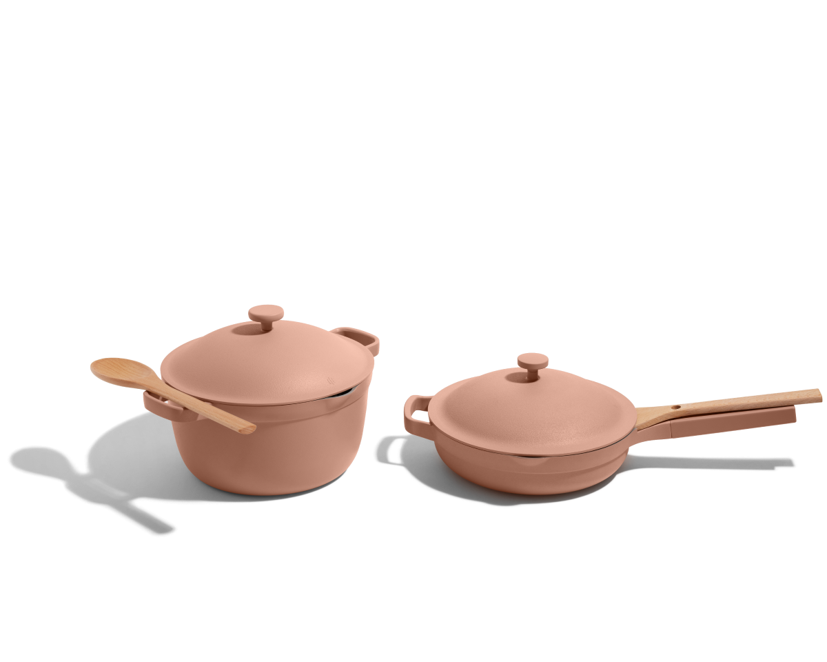 Batterie de cuisine céramique antiadhésive duo 2 pièces