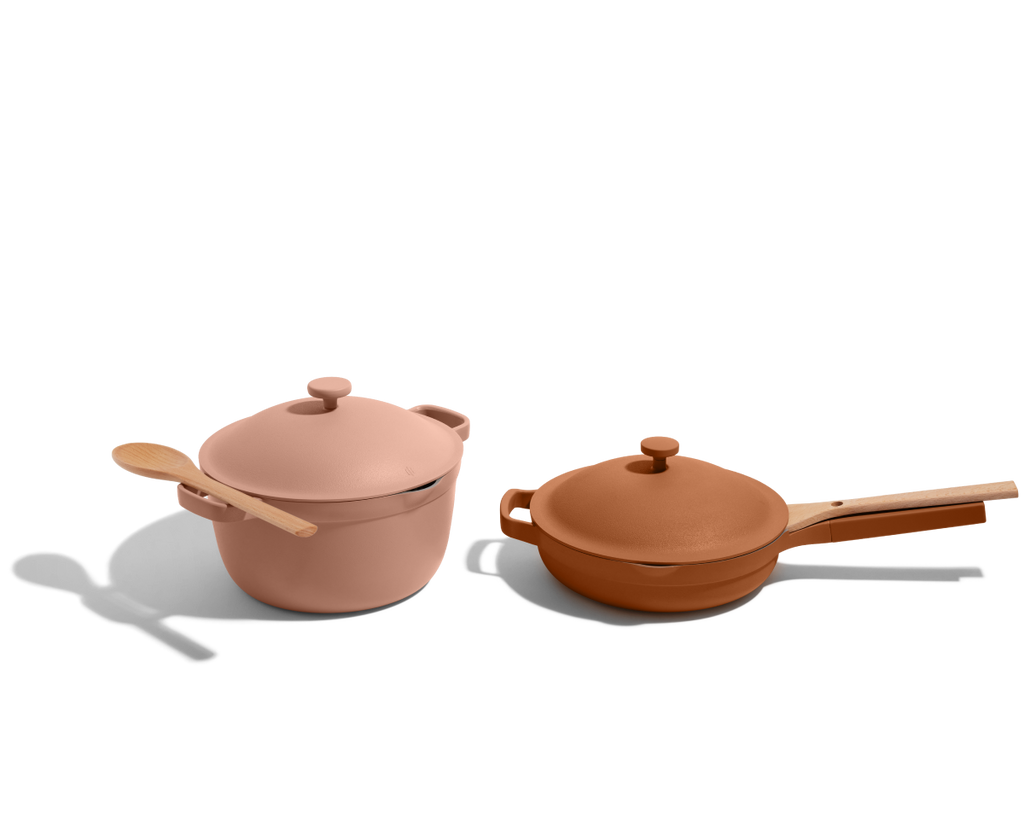 Batterie de cuisine céramique antiadhésive duo 2 pièces
