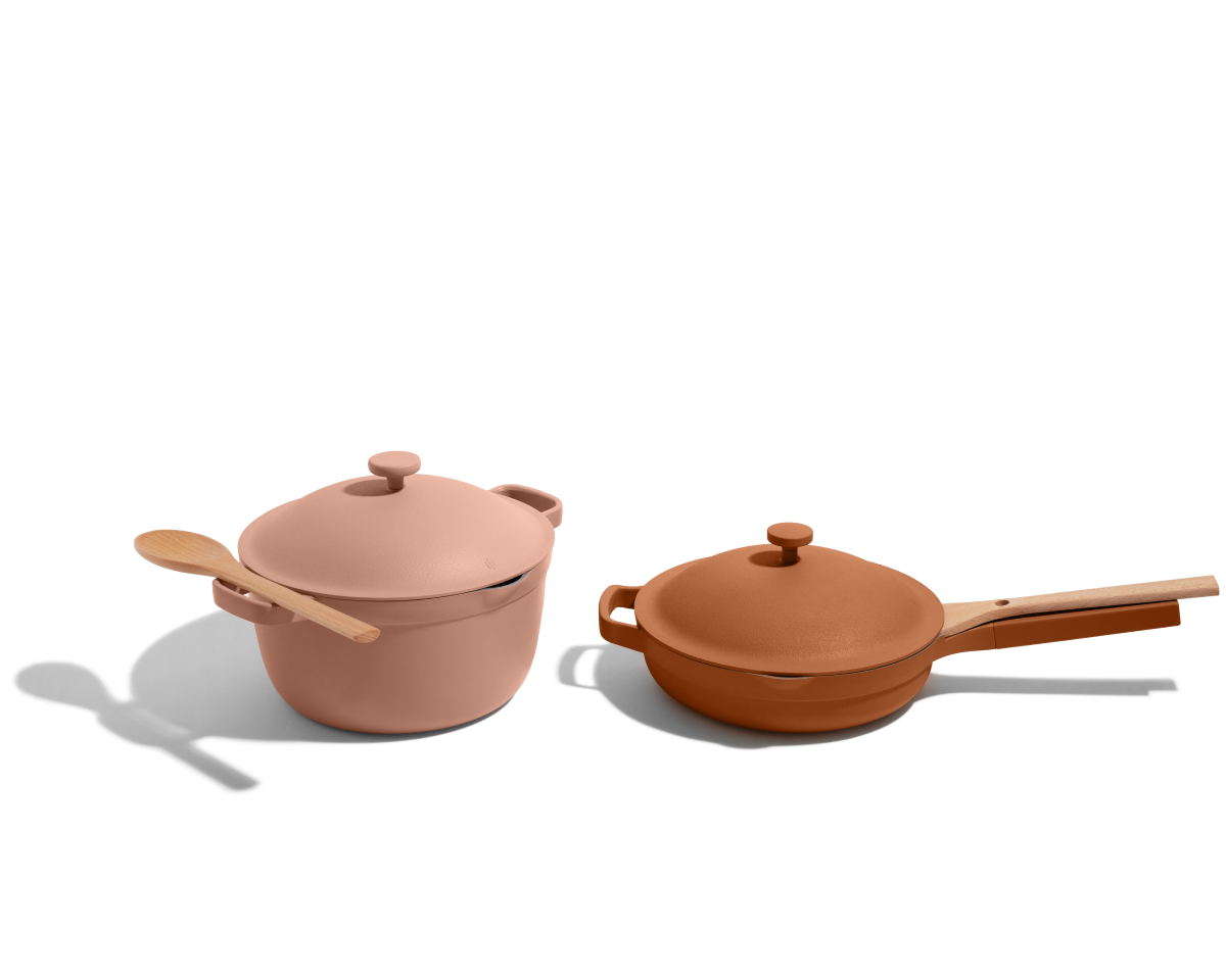 Batterie de cuisine céramique antiadhésive duo 2 pièces