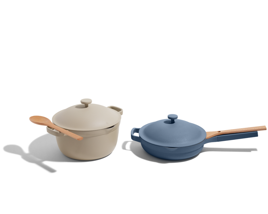 Batterie de cuisine céramique antiadhésive duo 2 pièces